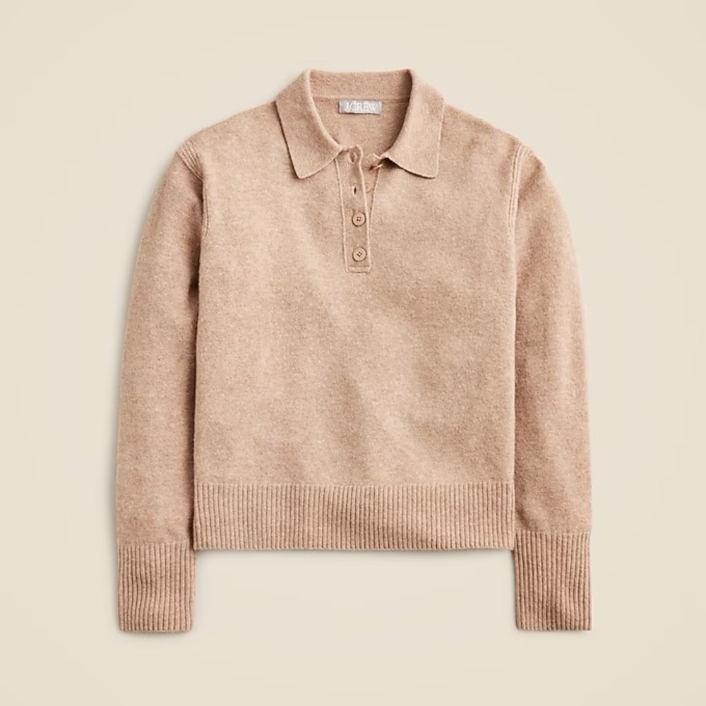 J.CREW Supersoft Alpaca Wool Blend Polo Sweater - Picture 2 of 9
